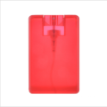 10ml 20ml colorful rectangle shape credit card spray bottle for perfume